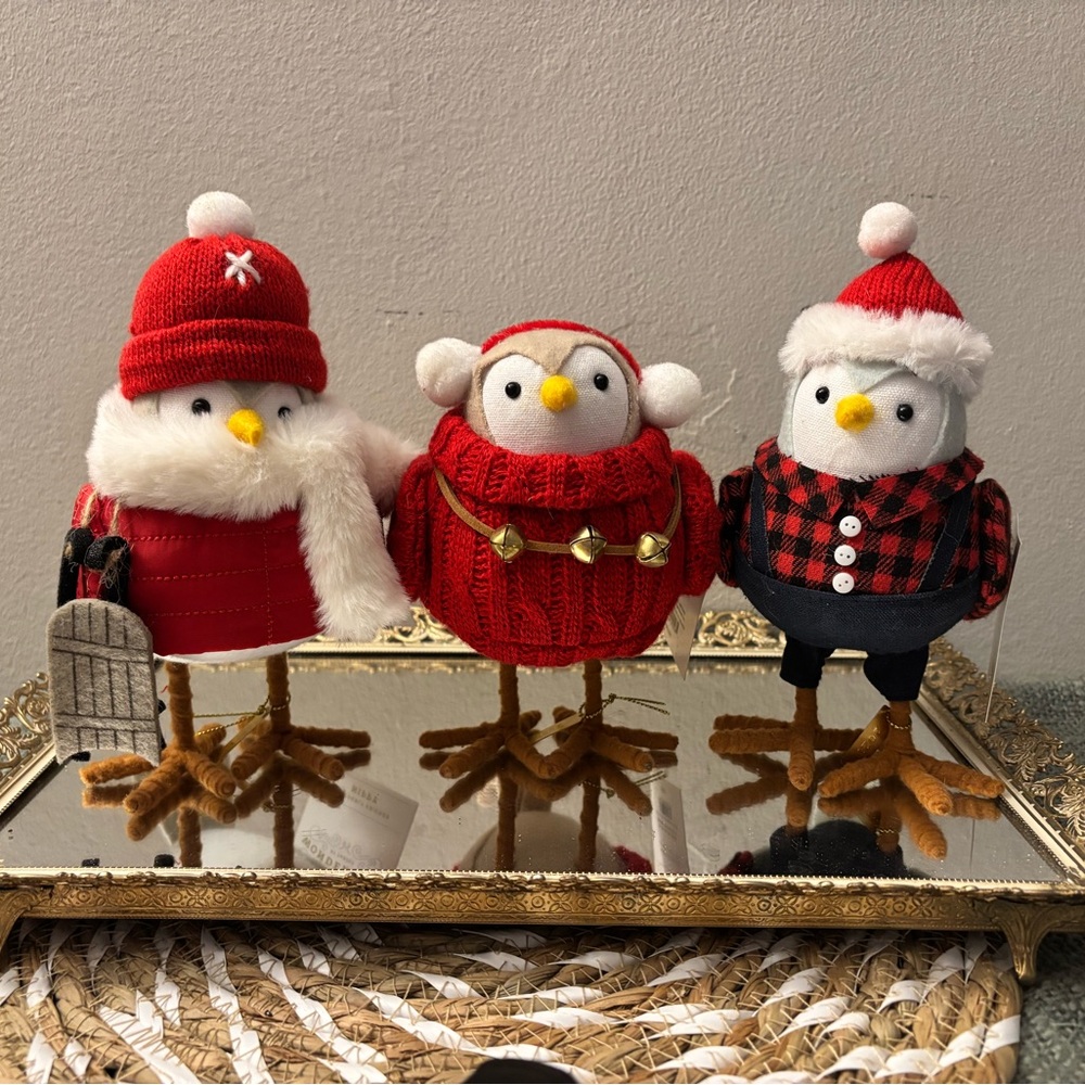 Target 2021 Christmas Fabric Birds - new with tags!